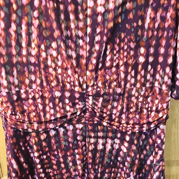 Jessica Howard Long Sleeve Dress in Red and Purple - Picture 9 of 12